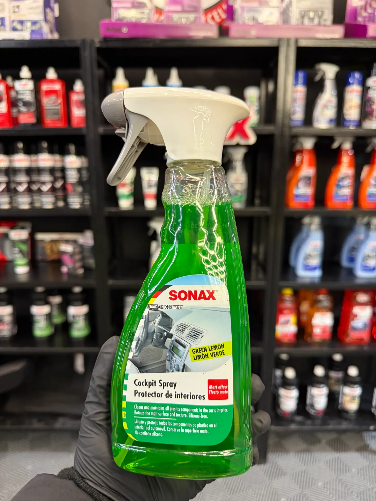 SONAX - Limpiador de Vidrios + Limpieza Interiores Mate Lemon Fresh