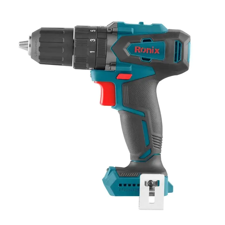 RONIX - Taladro percutor eléctrico de 13mm con llave