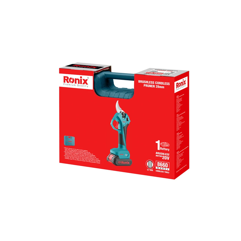 [2943] RONIX - Podadora inalambrica 28mm 600W Brushless
