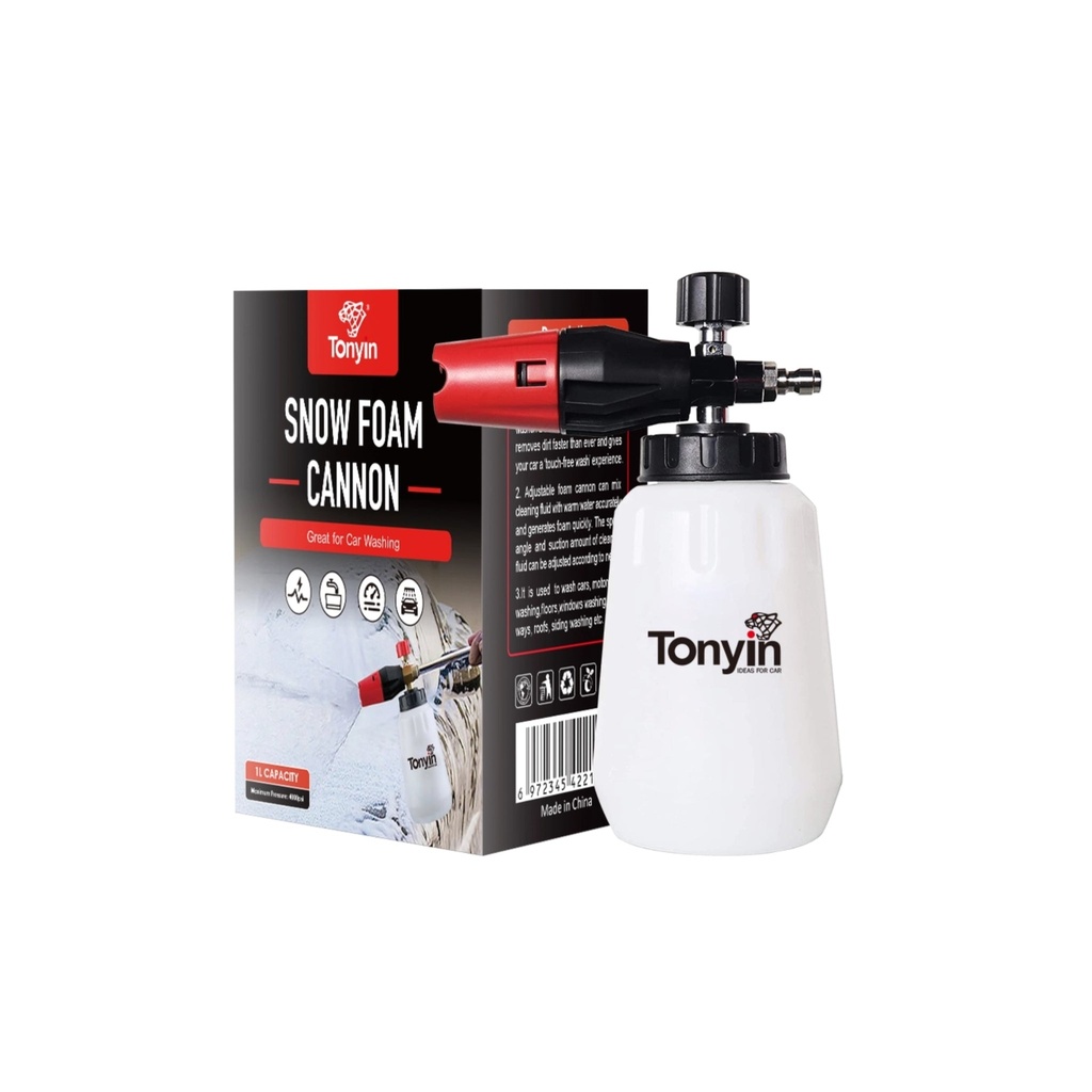 TONYIN - Lanzador De Espuma P/ Hidrolavadora C/Pistola C/ Boquillas
Nuevo UNIDAD