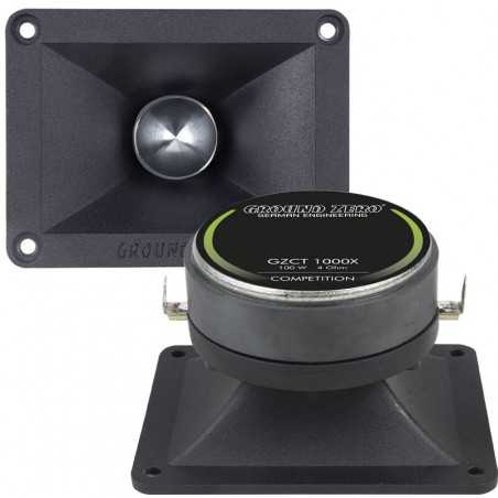 [2444] GROUND ZERO - AUDIO PRO - GZCT 1000X - super tweeter con corte y difusor alum