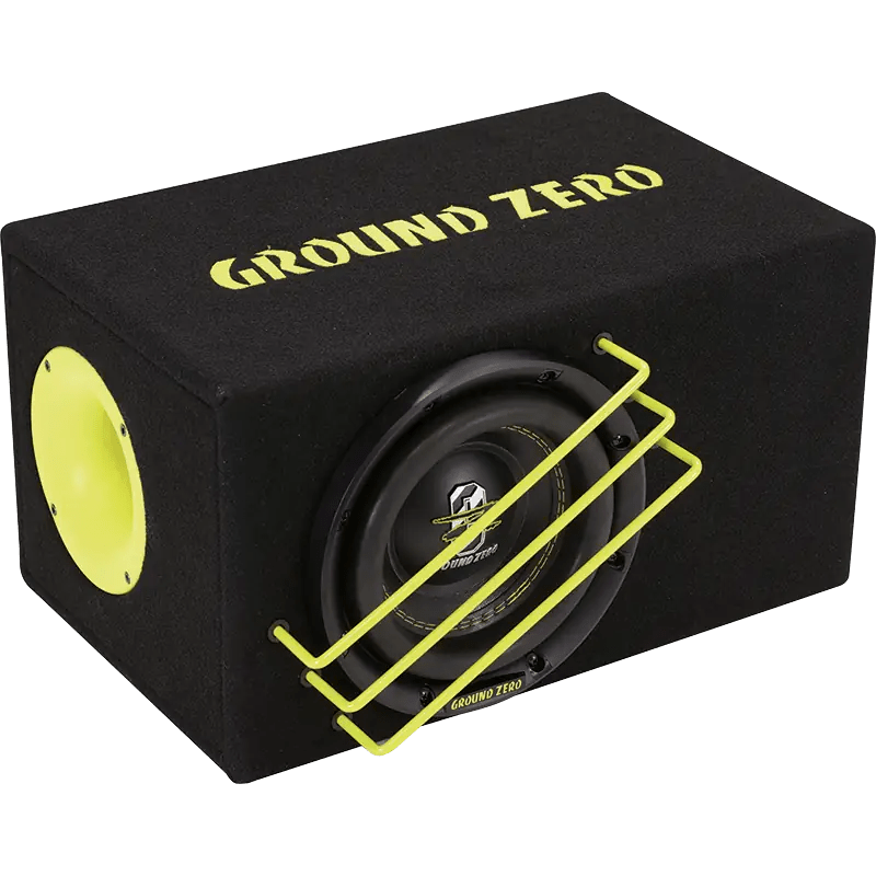 GROUND ZERO - SUBWOOFERS BOX - GZRB 20SPL - ENCLOSURE 8" 1000WSPL 2+2